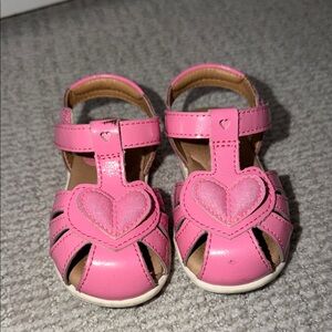 Stride Rite Pink Heart Sandals